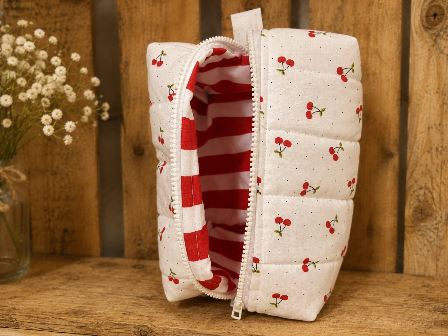 Cherries Boxy Bag