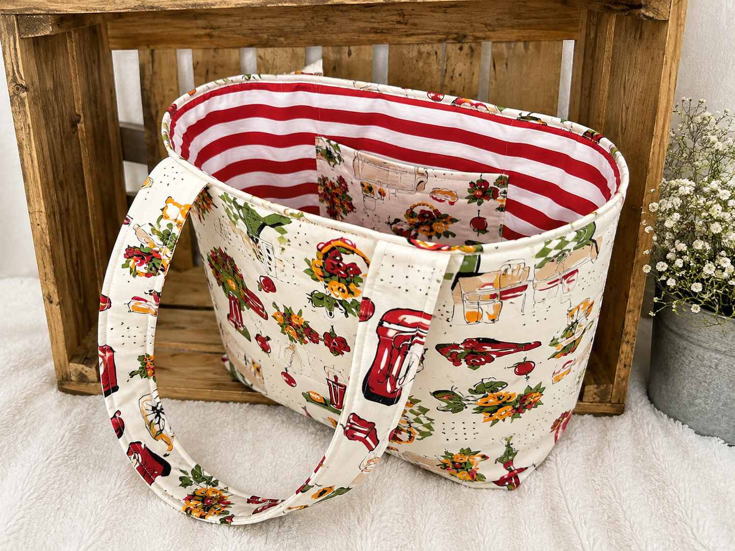 Vintage Kitchen Tote