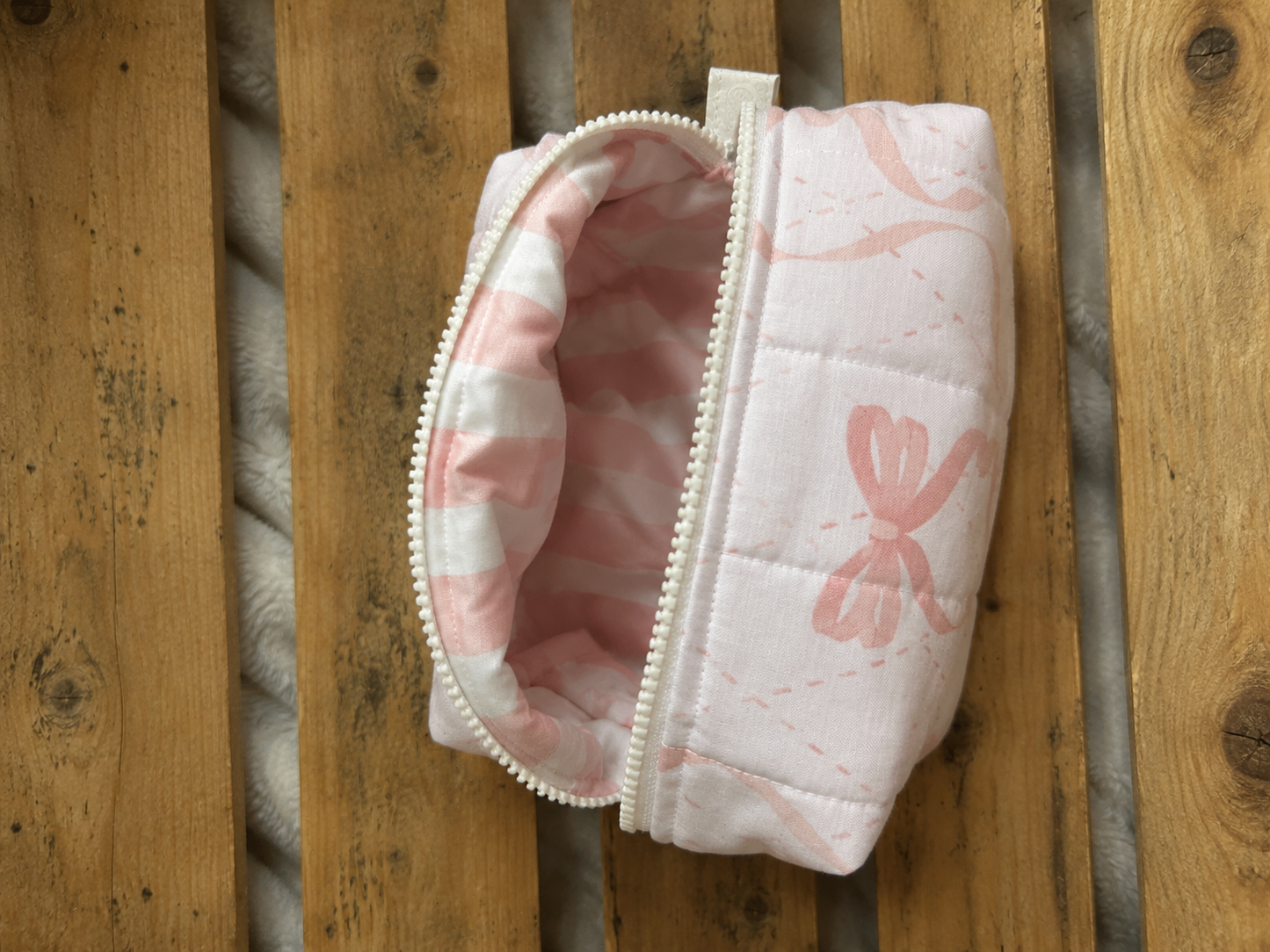 Pink Bows Boxy Bag