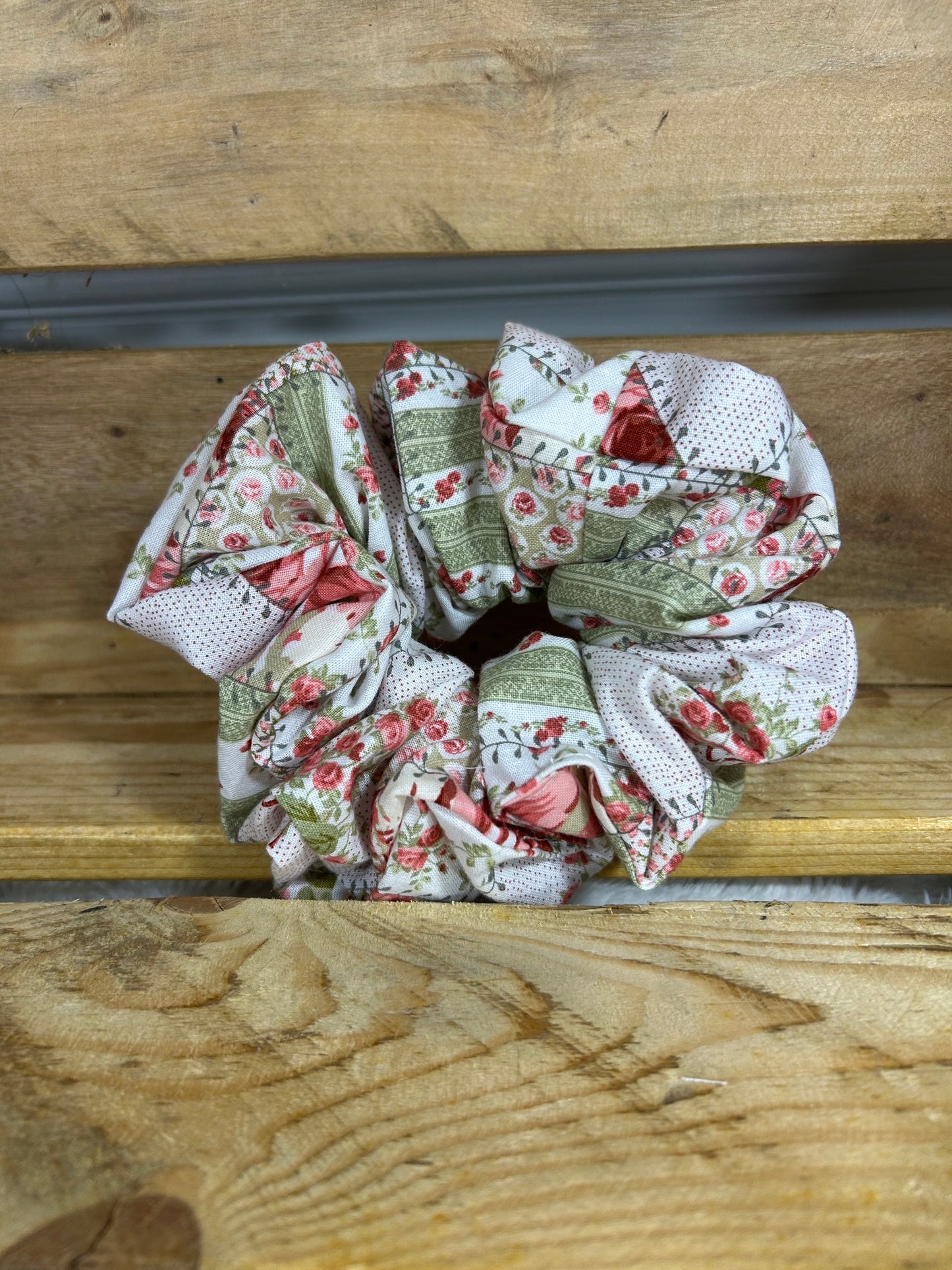 Rose Cottage Hair Scrunchie