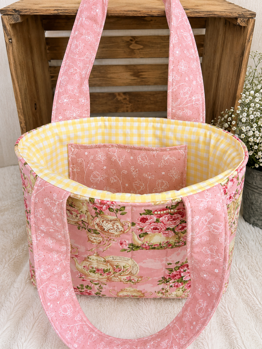 Rose Tea Garden Tote