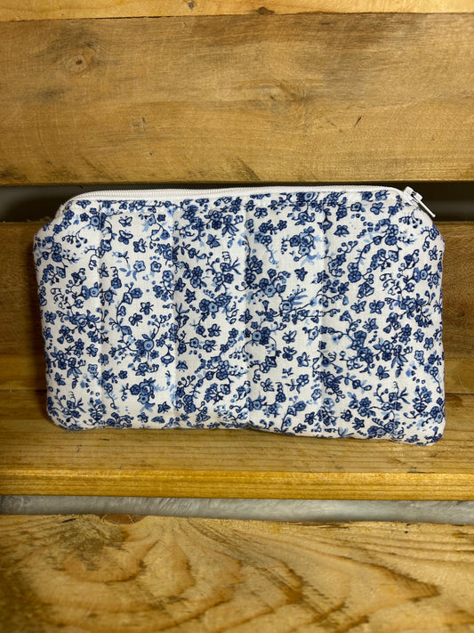 Blue Garden Pencil/Eyeglasses Case