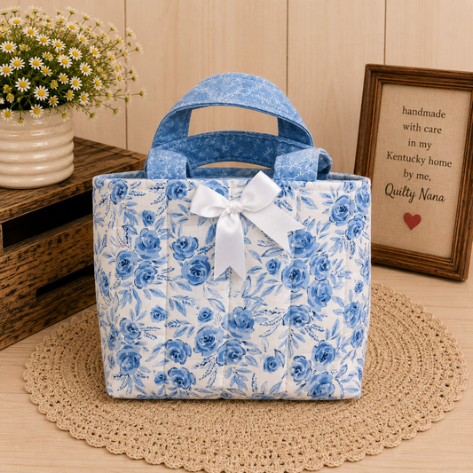 Roses Are Blue Bible & Book Tote