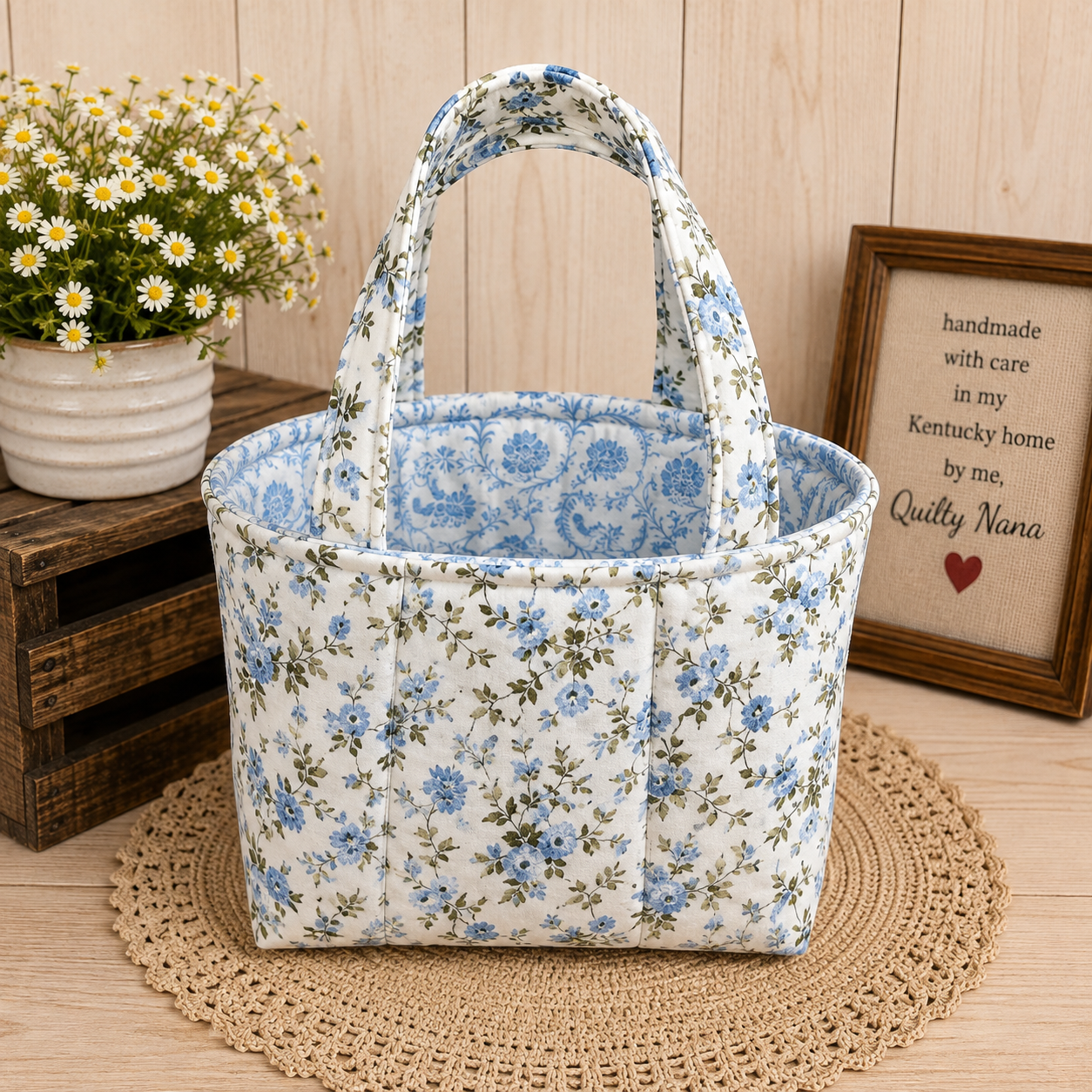 Forget Me Not Bible & Book Tote