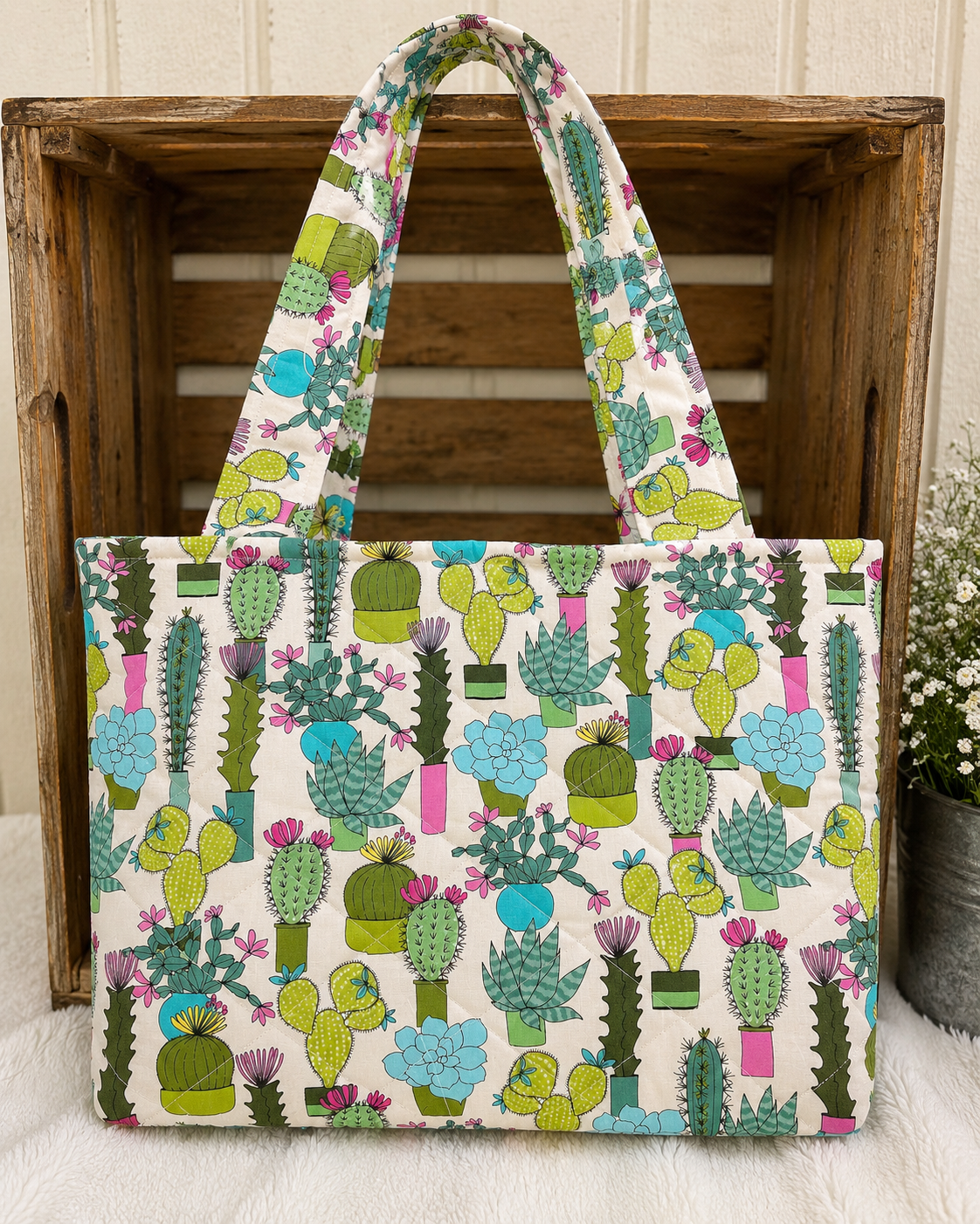 Cactus Garden Tote
