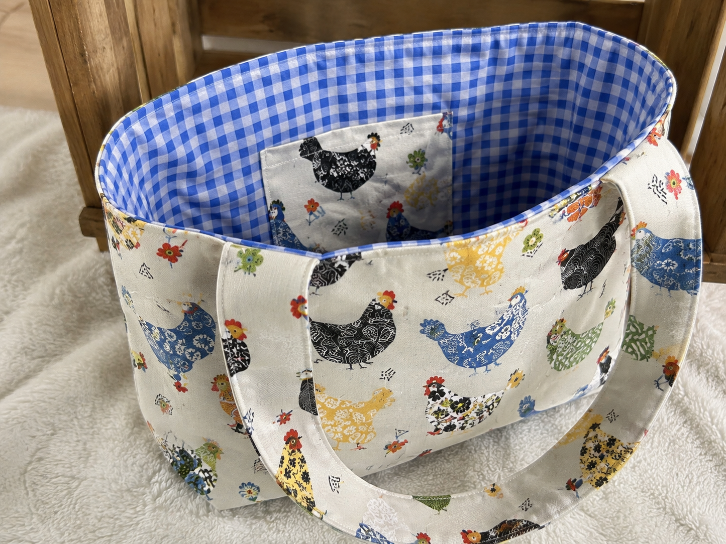 Chicken Charm Tote