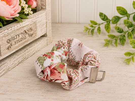Garden Patch Scrunchie Keychain Wristlet