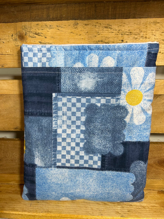 Denim and Daisy Book Sleeve