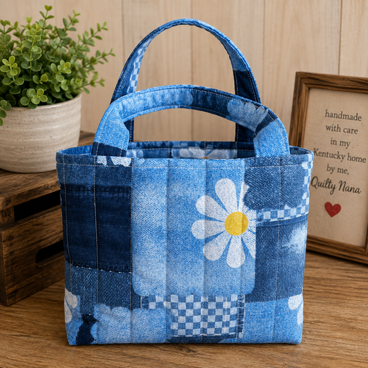 Denim and Daisy Bible Tote