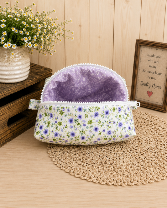 Lavender Meadow Boxy Organizer