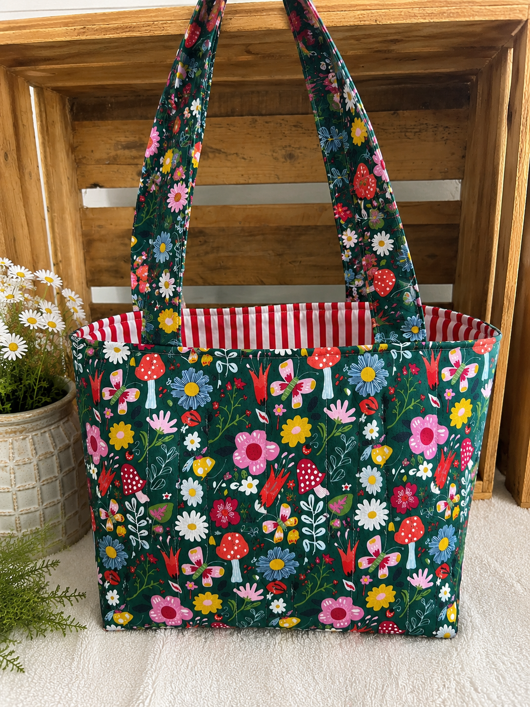 Bright Mushroom Tote
