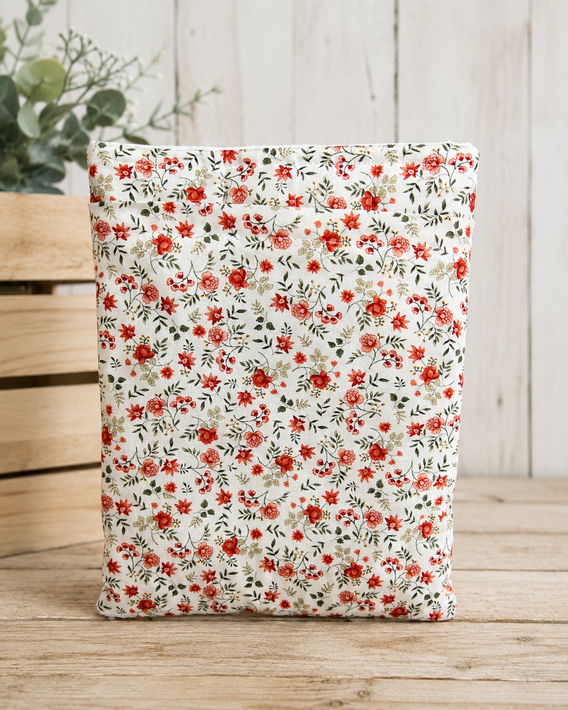 Orange Floral Book Sleeve