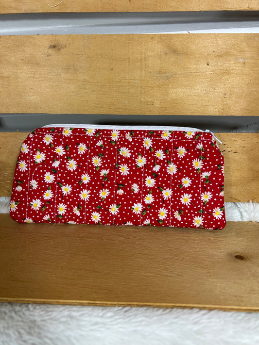 Cheery Daisy Pencil/Eyeglasses Case