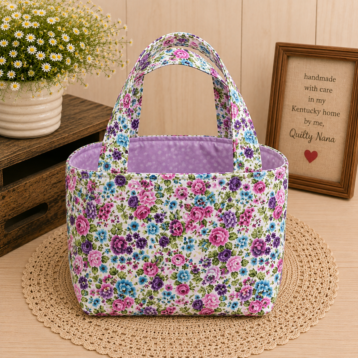 Garden Party Bible & Book Tote