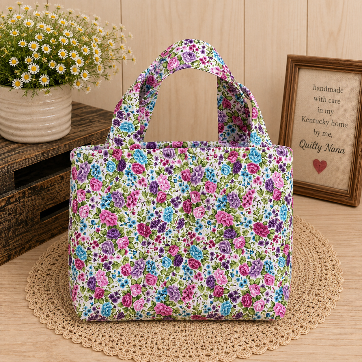 Garden Party Bible & Book Tote