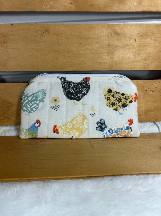 Chicken Charm Eyeglasses/Pencil Case