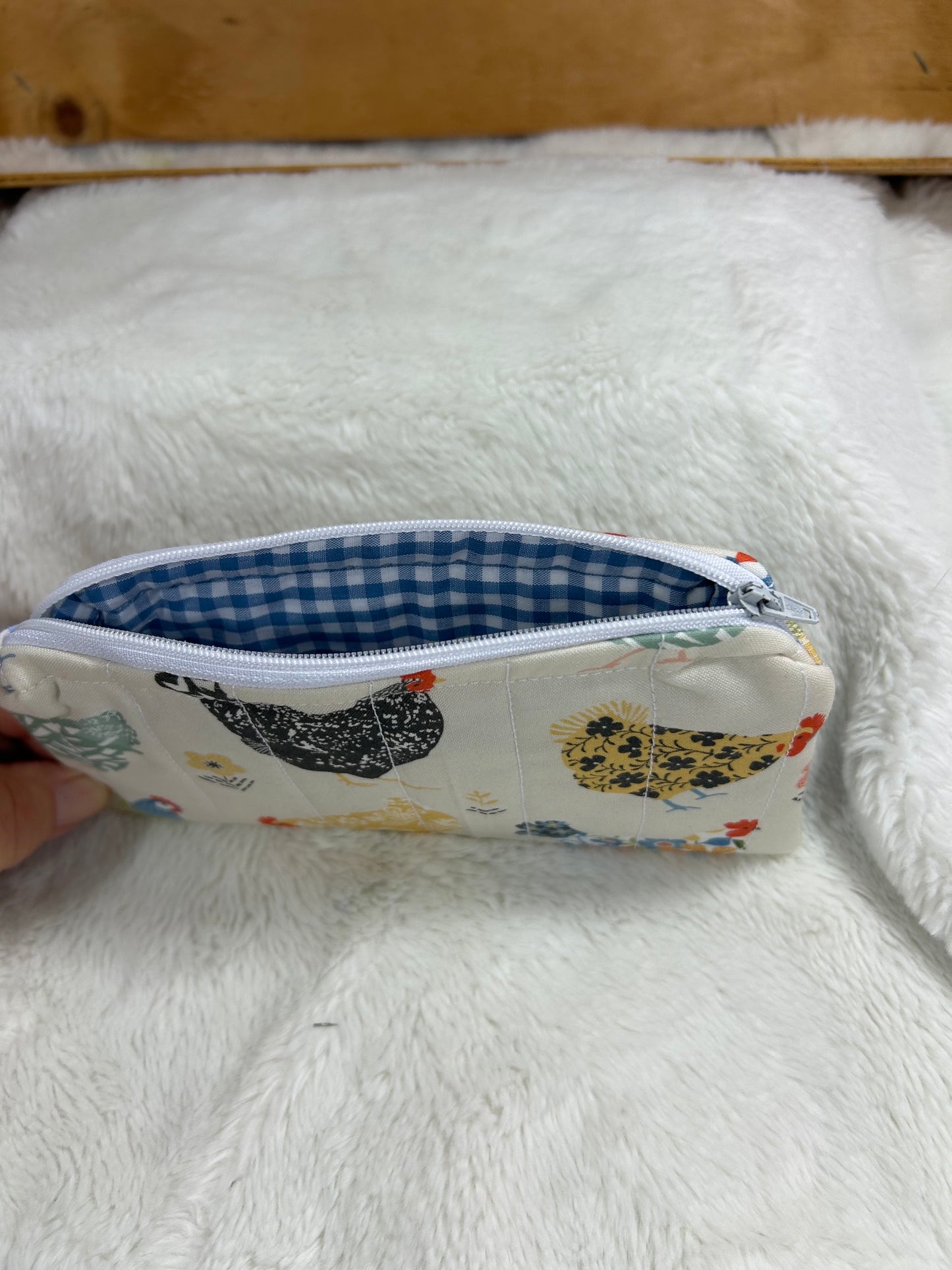 Chicken Charm Eyeglasses/Pencil Case