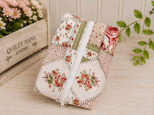 Rose Cottage Patch Boxy Bag