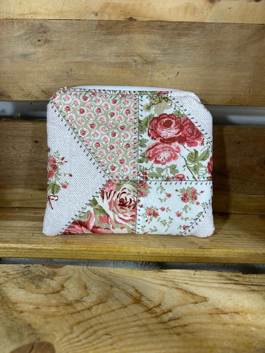 Rose Cottage Patch Wristlet Wallet