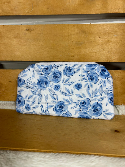 Roses Are Blue Pencil/Eyeglasses Case