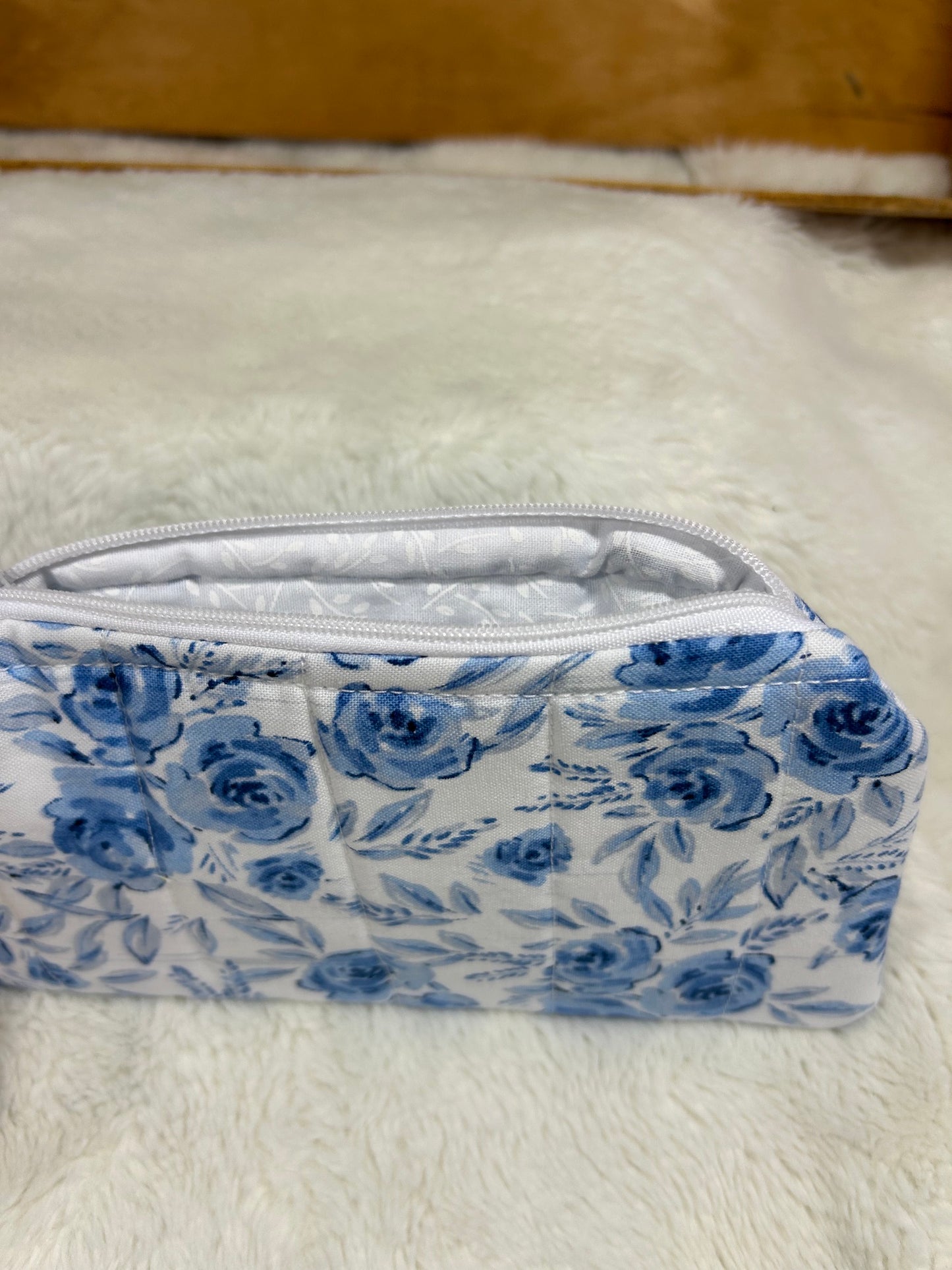 Roses Are Blue Pencil/Eyeglasses Case