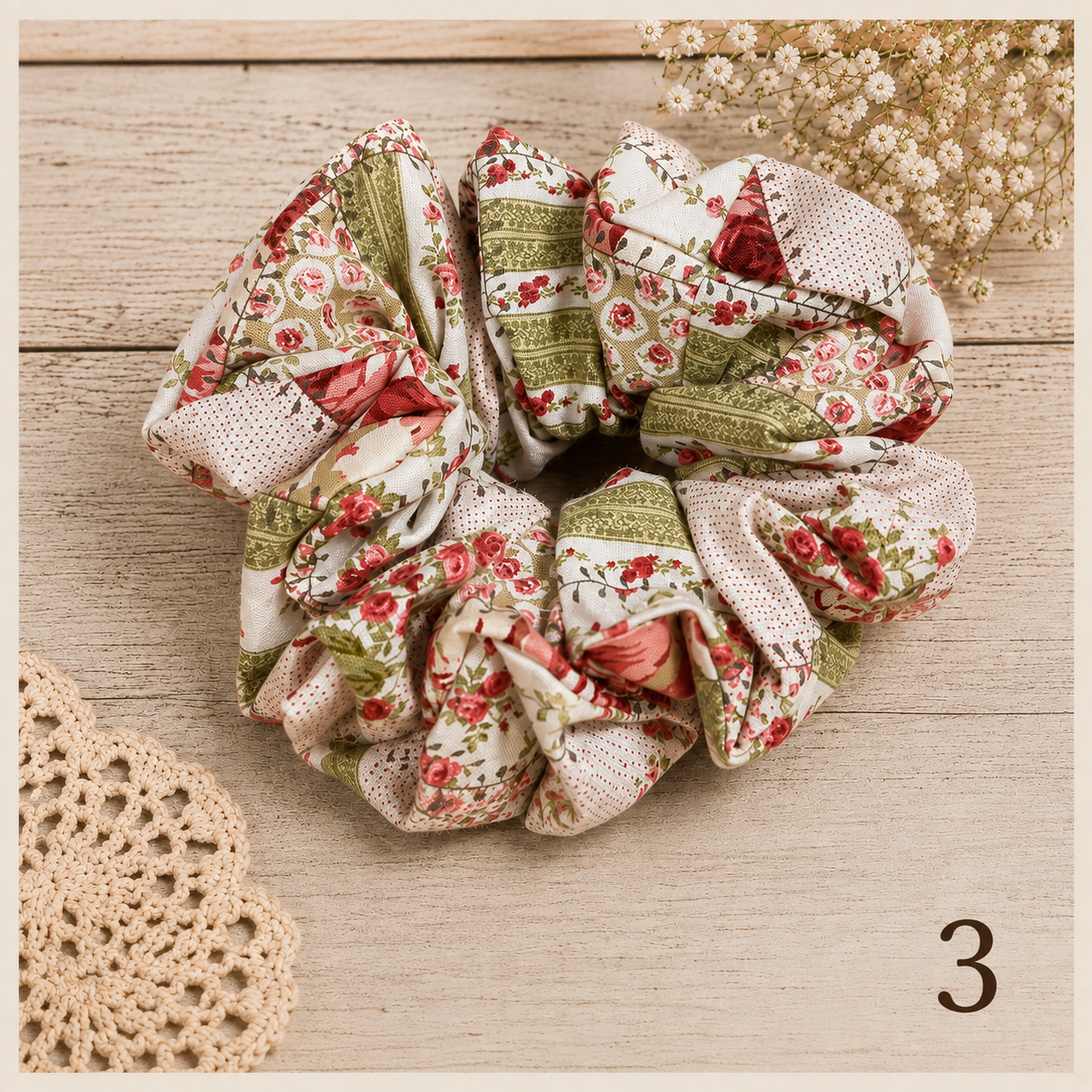 Handmade Fabric Scrunchies