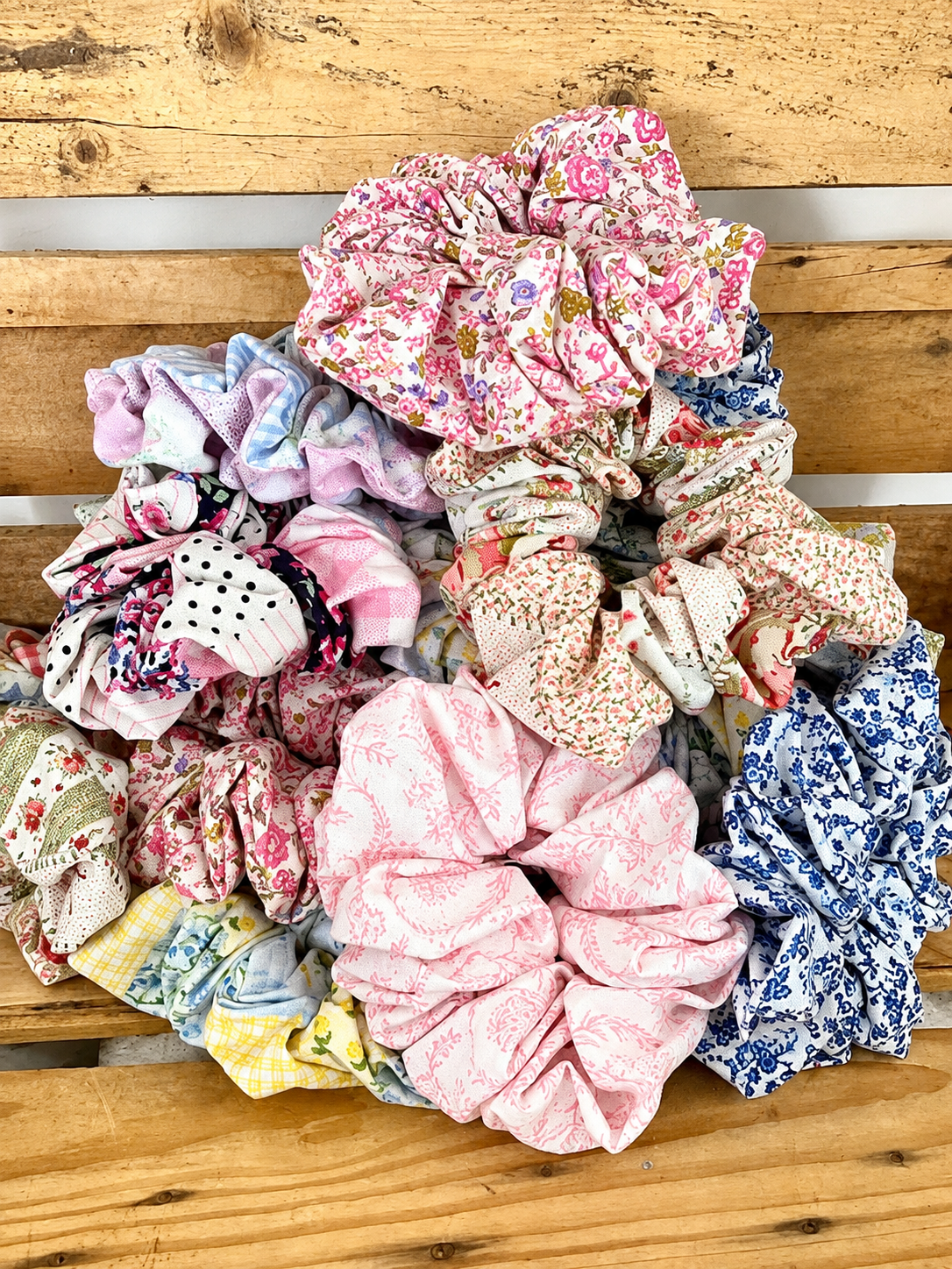 Handmade Fabric Scrunchies