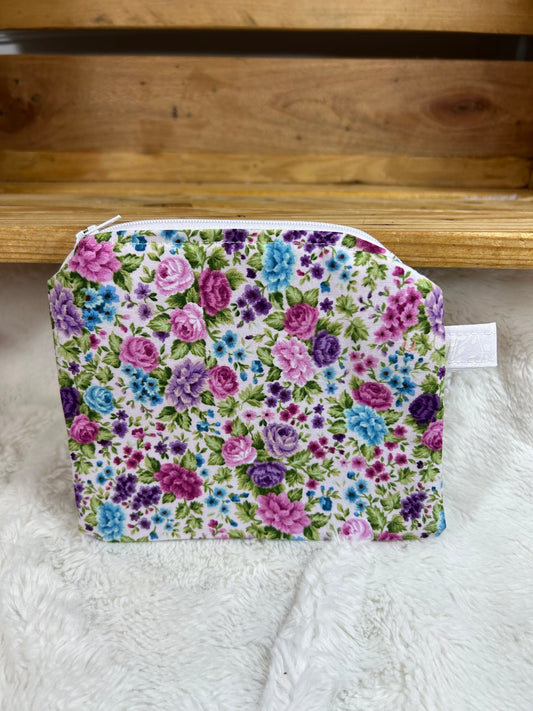 Purple Garden Wristlet Wallet