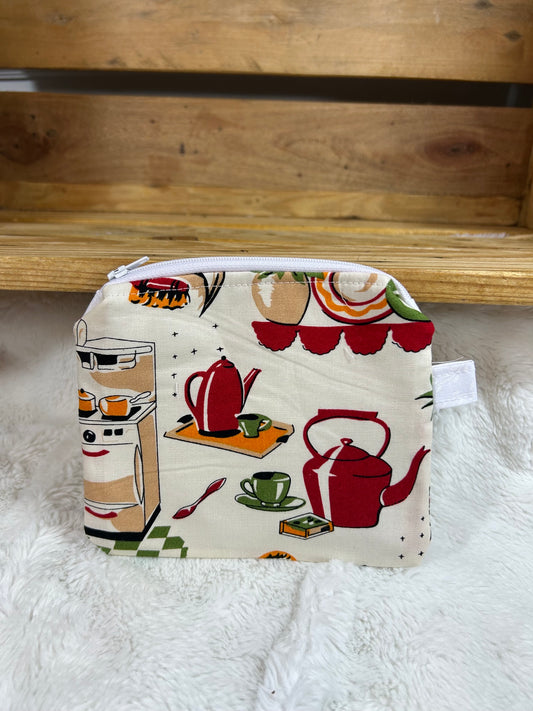 Vintage Kitchen Wristlet Wallet
