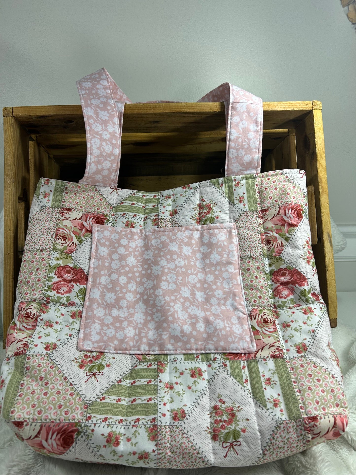 Rose Cottage Extra Large Tote Bag