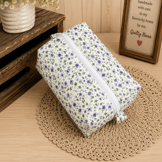 Lavender Meadow Boxy Organizer
